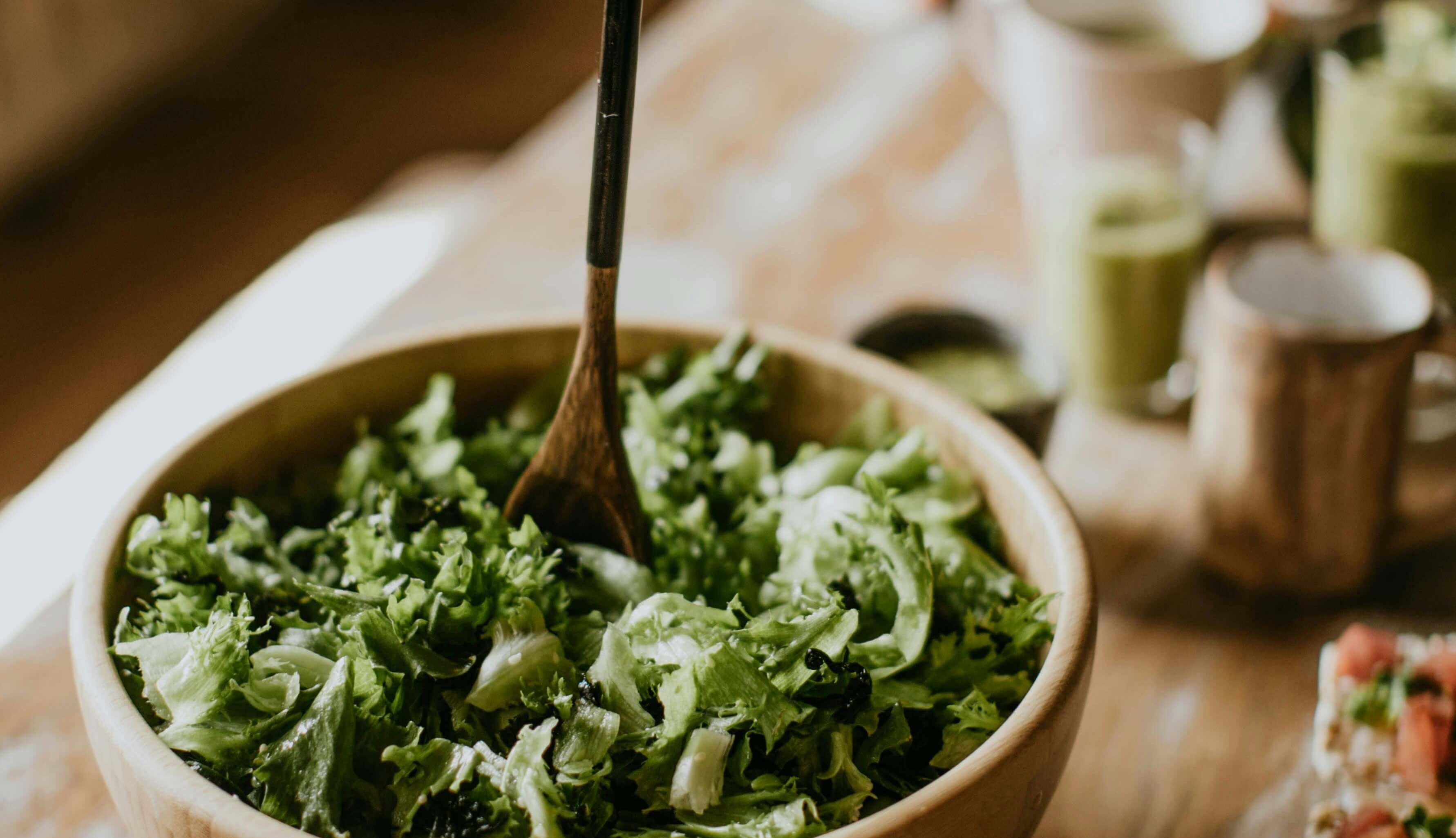 Super Easy Spring Green Salad (Vegan, GF)
