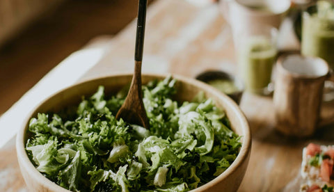Super Easy Spring Green Salad (Vegan, GF)