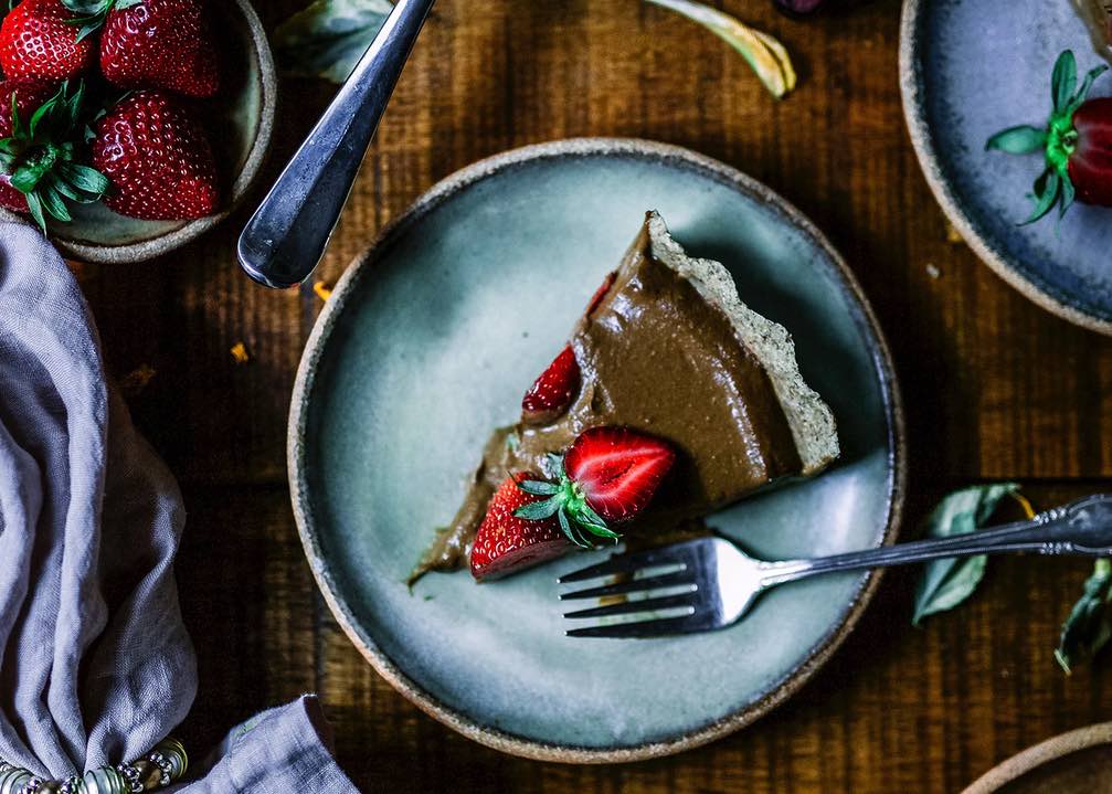 Chocolate & Avocado Tart