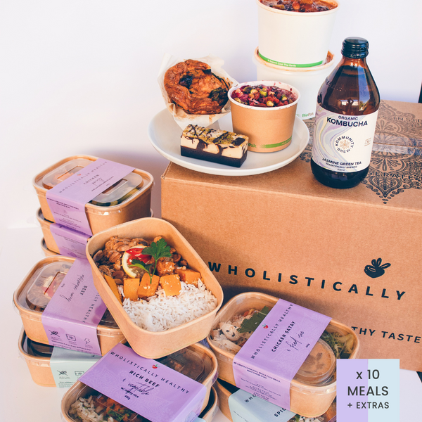 10-Meal | Protein and Plant based Pre-Made Meal Pack + Extras