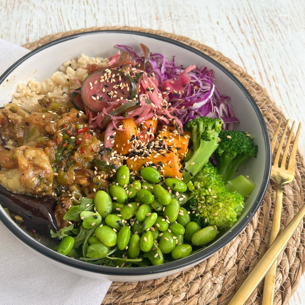Sticky Miso Rice Bowl