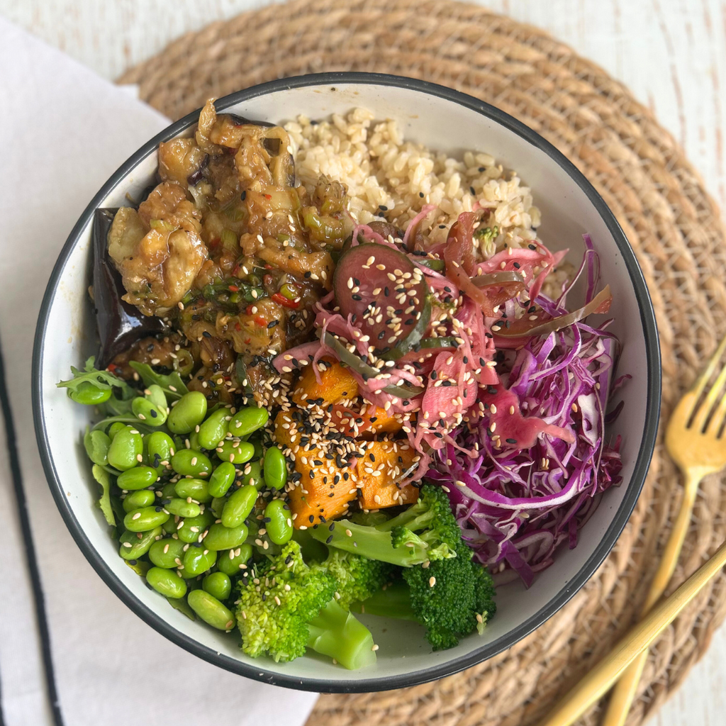 Sticky Miso Rice Bowl