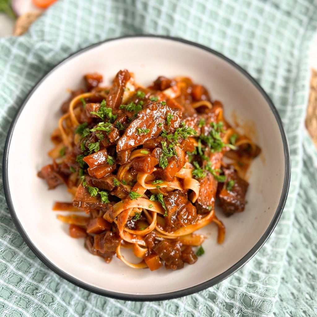 Beef Cheek Ragu with Fettuccine