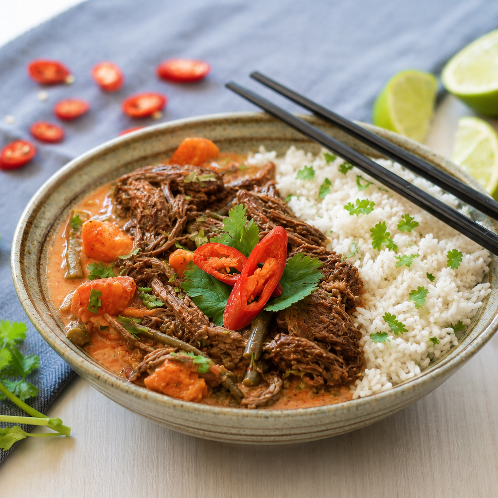 Thai Red Beef Cheek Curry
