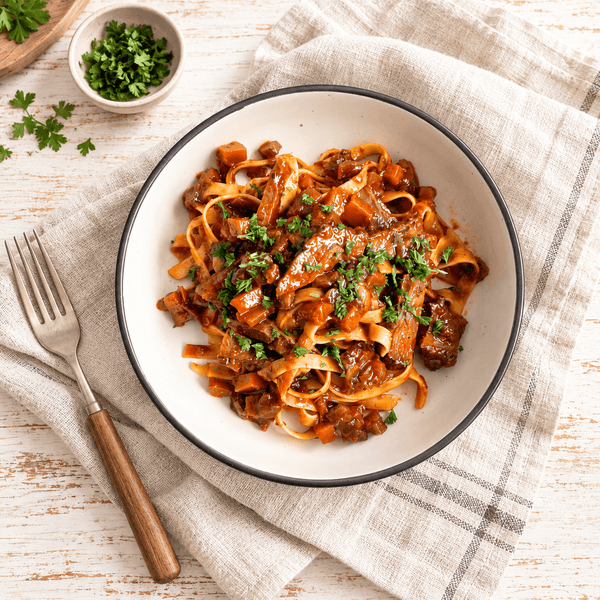 Beef Cheek Ragu on Fettuccine