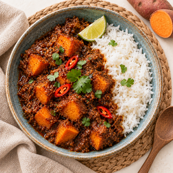 Revamped Sweet Potato Rendang