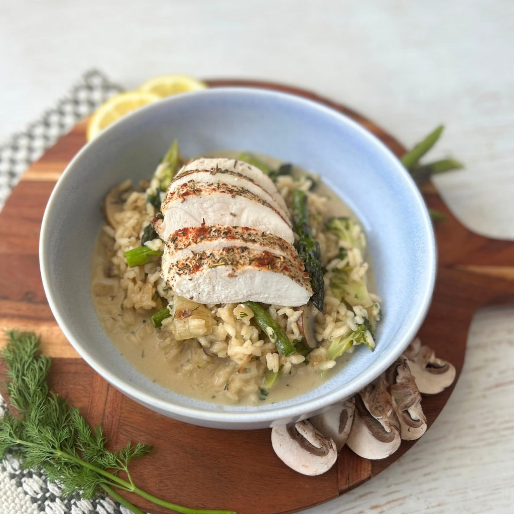 Chicken and Asparagus Risotto