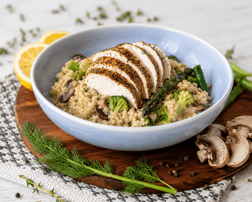 Creamy Chicken and Greens Risotto