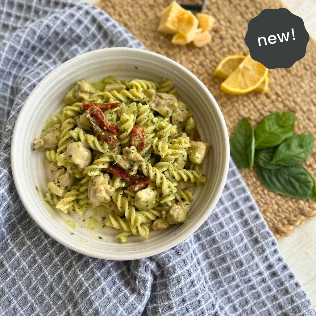 Creamy Chicken and Pesto Pasta
