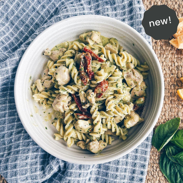 Creamy Chicken and Pesto Pasta