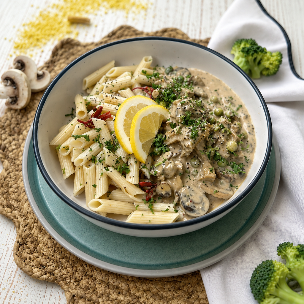 Creamy Mushroom Stroganoff