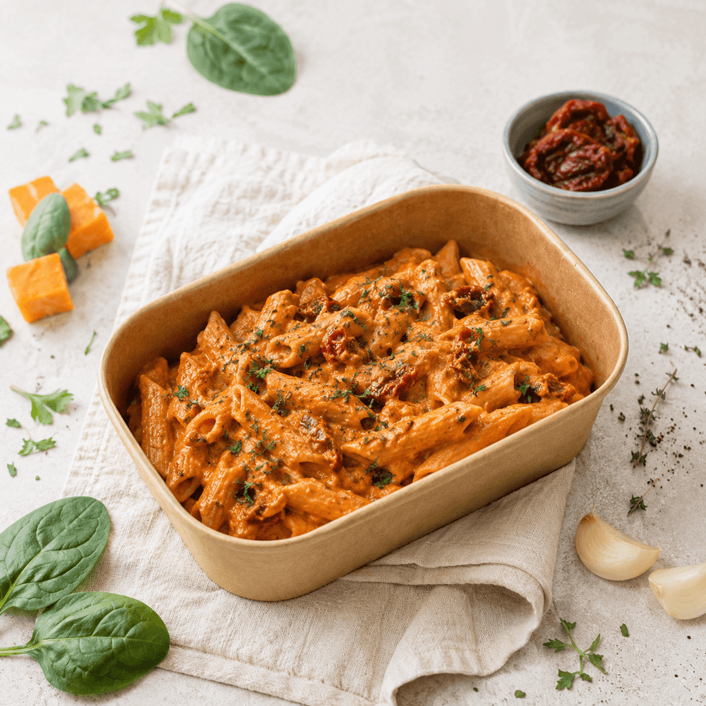 Creamy Pumpkin and Sundried Tomato Pasta