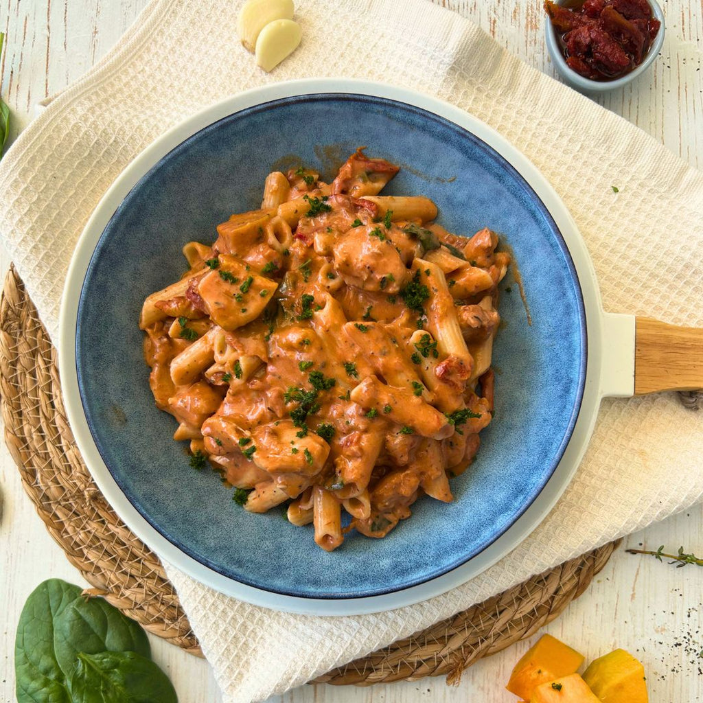 Creamy Pumpkin and Sundried Tomato Pasta