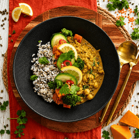 Fancy Dahl and Loaded Veg