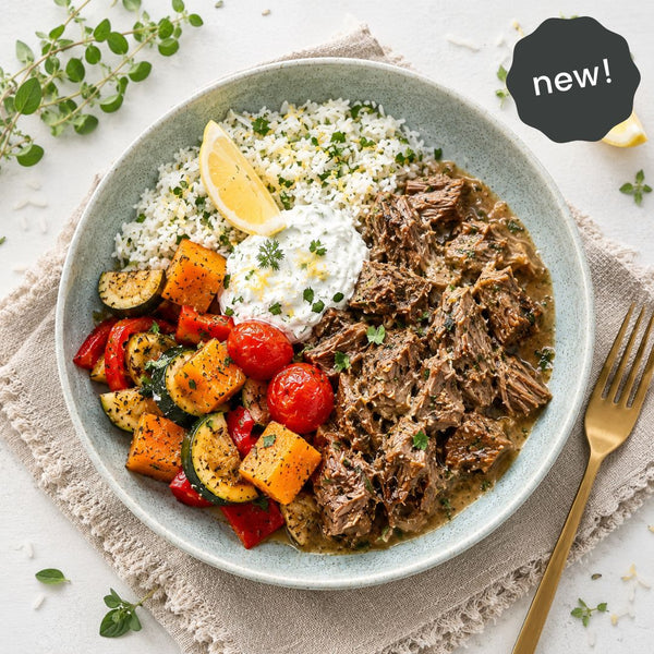 Greek Lamb with Lemon Herb Rice