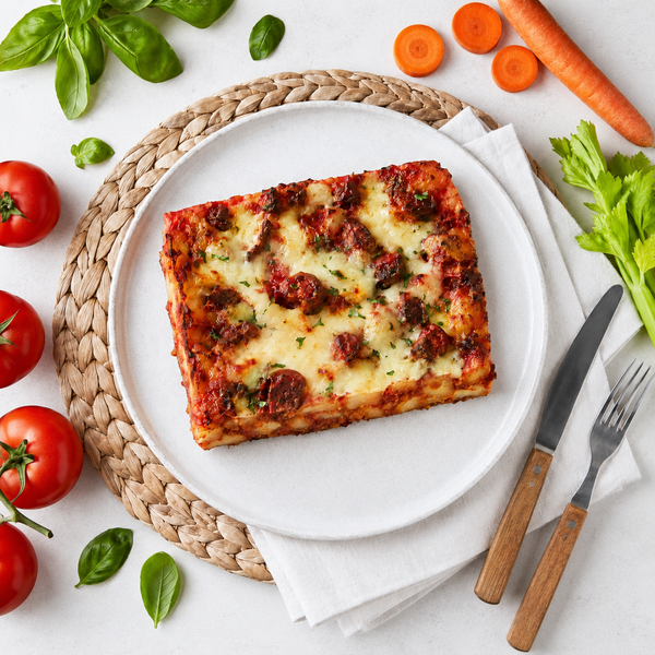 Baked Gnocchi with Chorizo and “Notzerella”