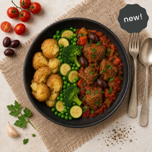 Italian Slow Cooked Beef with Olives and Basil