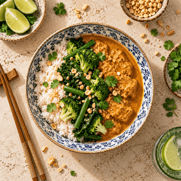Malaysian Satay Vegetable Curry