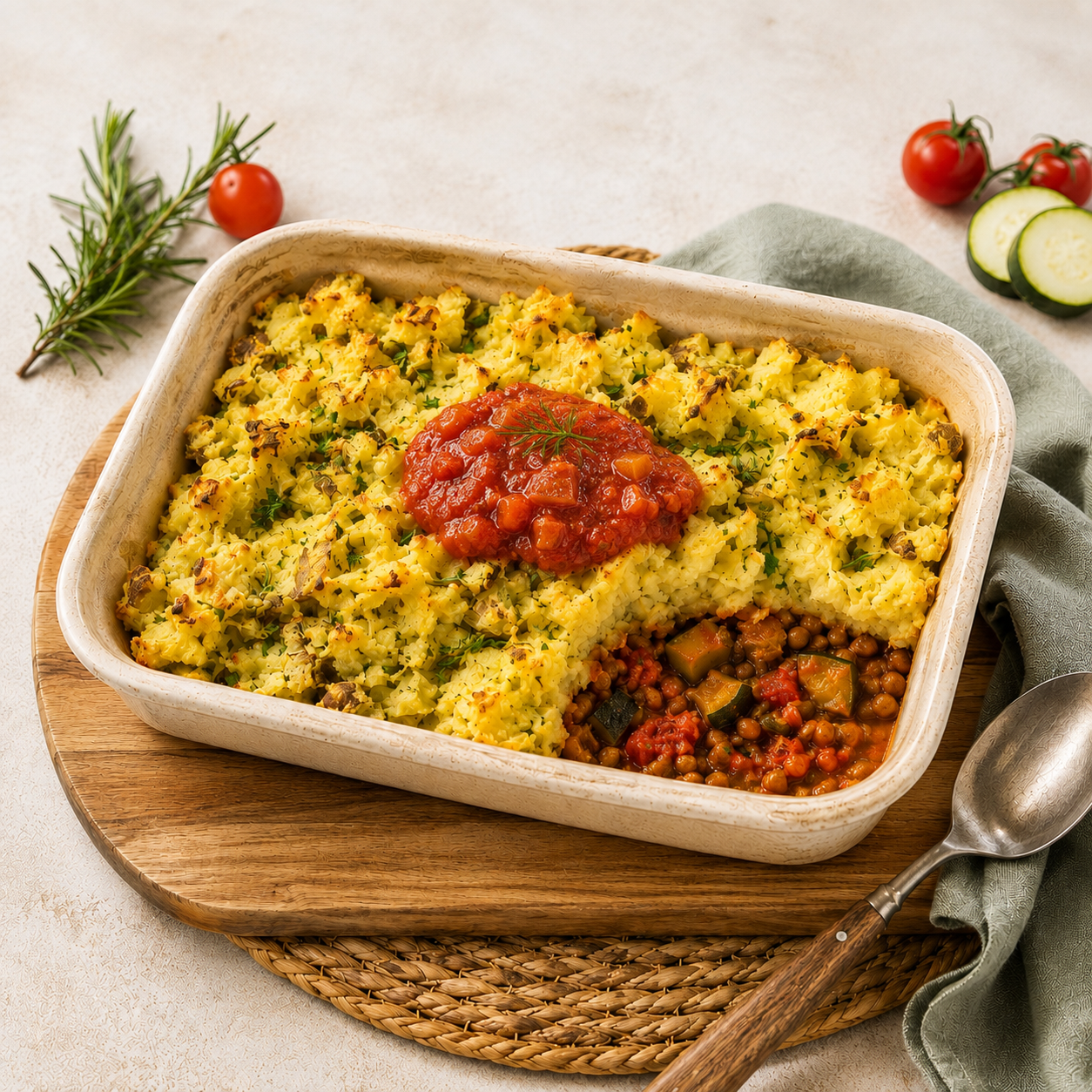 Mediterranean Vegetable Filo Pie