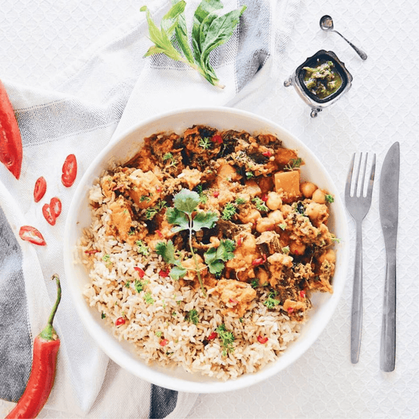 Pumpkin, Kale & Chickpea Curry