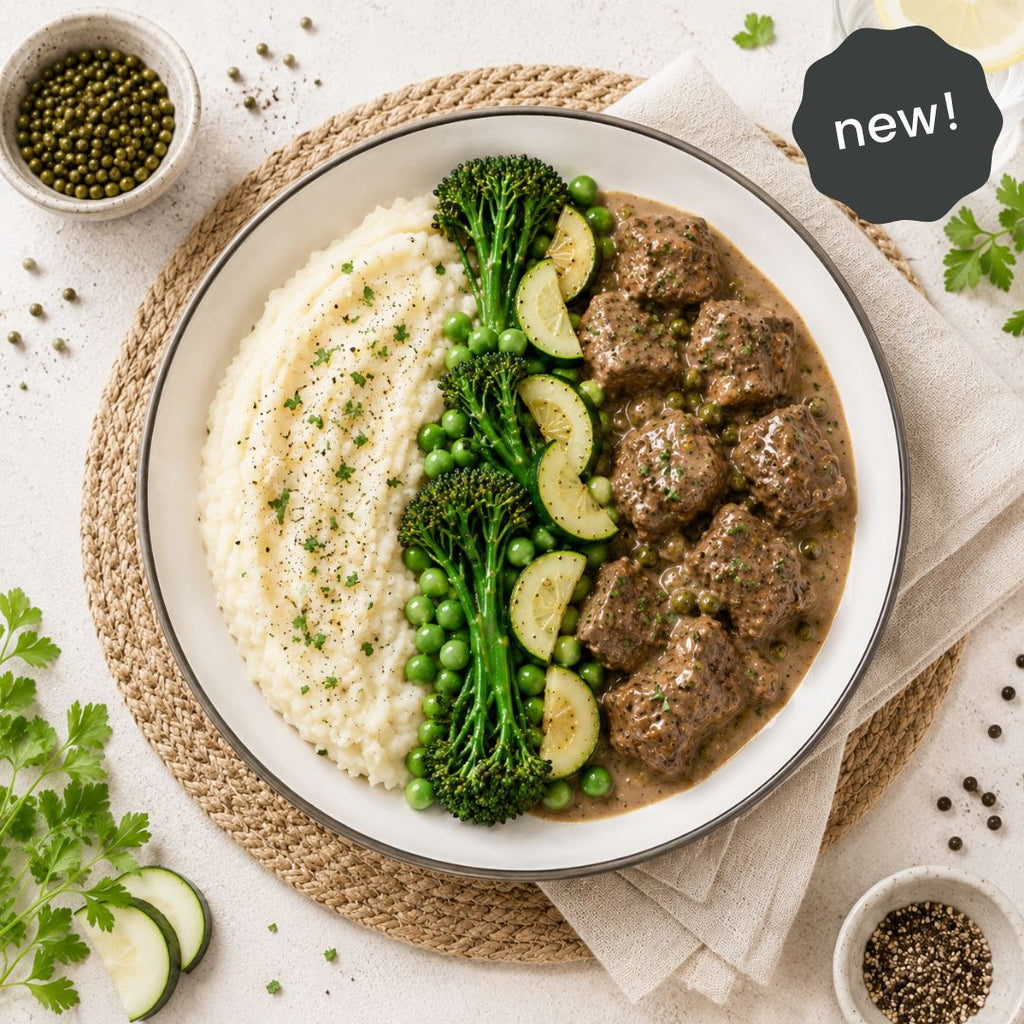 Steak in Peppercorn Sauce