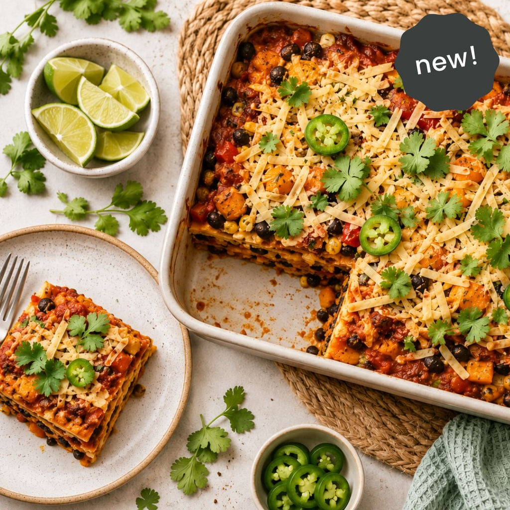 Smokey Beef Enchilada bake