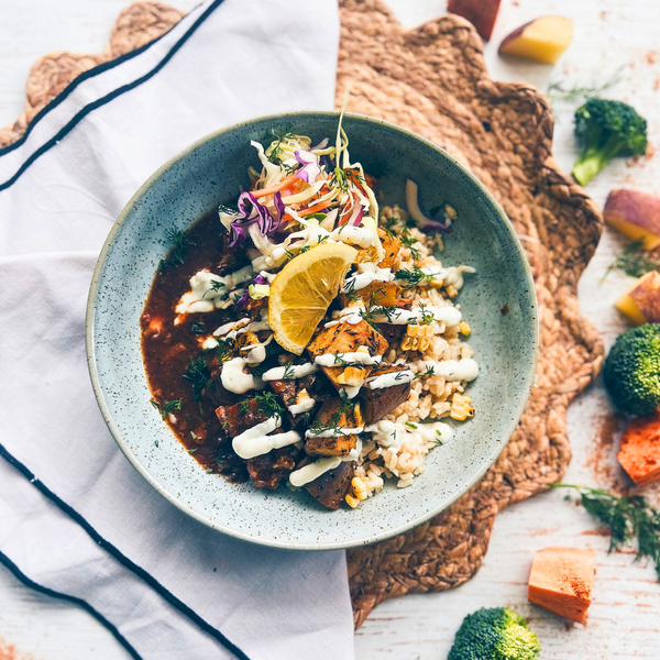Southern Style Brisket, Smokey Potatoes, Ranch Sauce