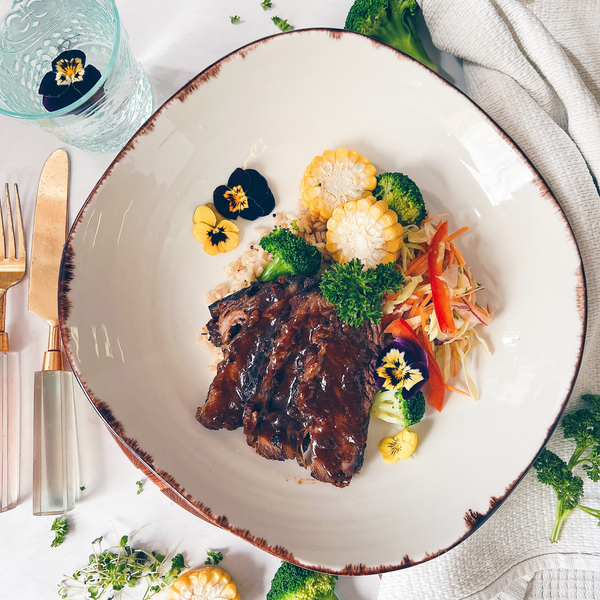 Southern Style Smokey Brisket, South west Slaw