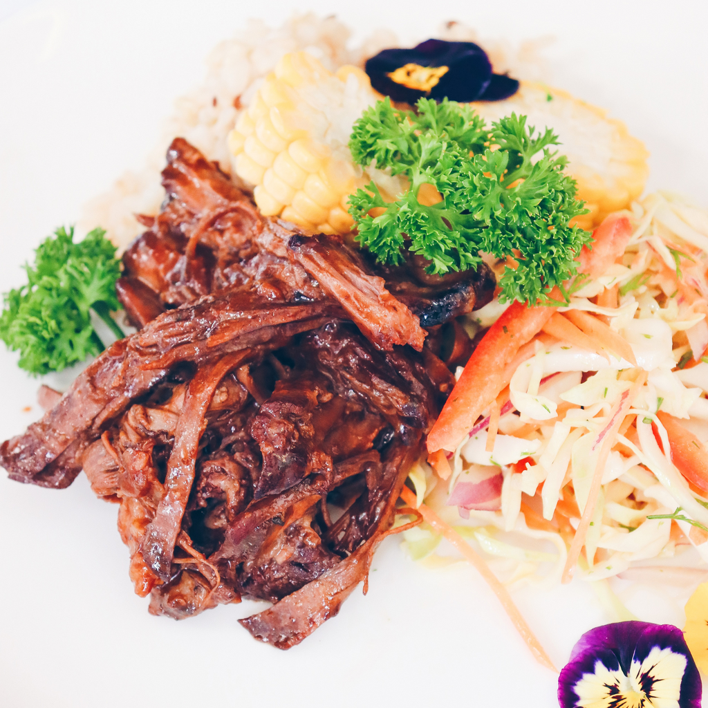 Southern Style Smokey Brisket, South west Slaw