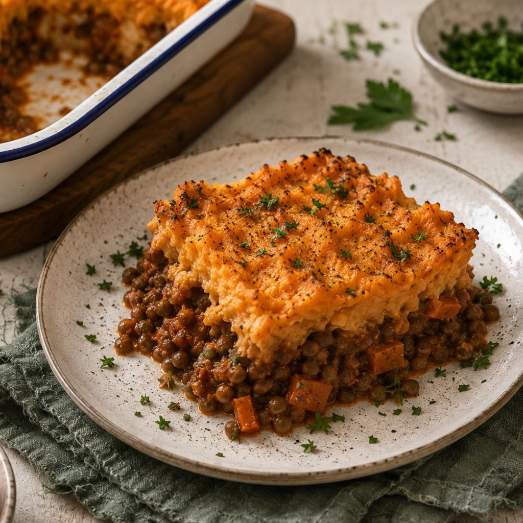 Sweet Potato and Lentil Cottage Pie