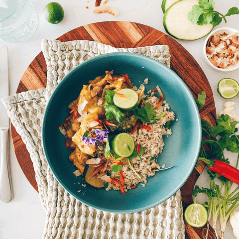 Thai Turmeric Tofu Curry