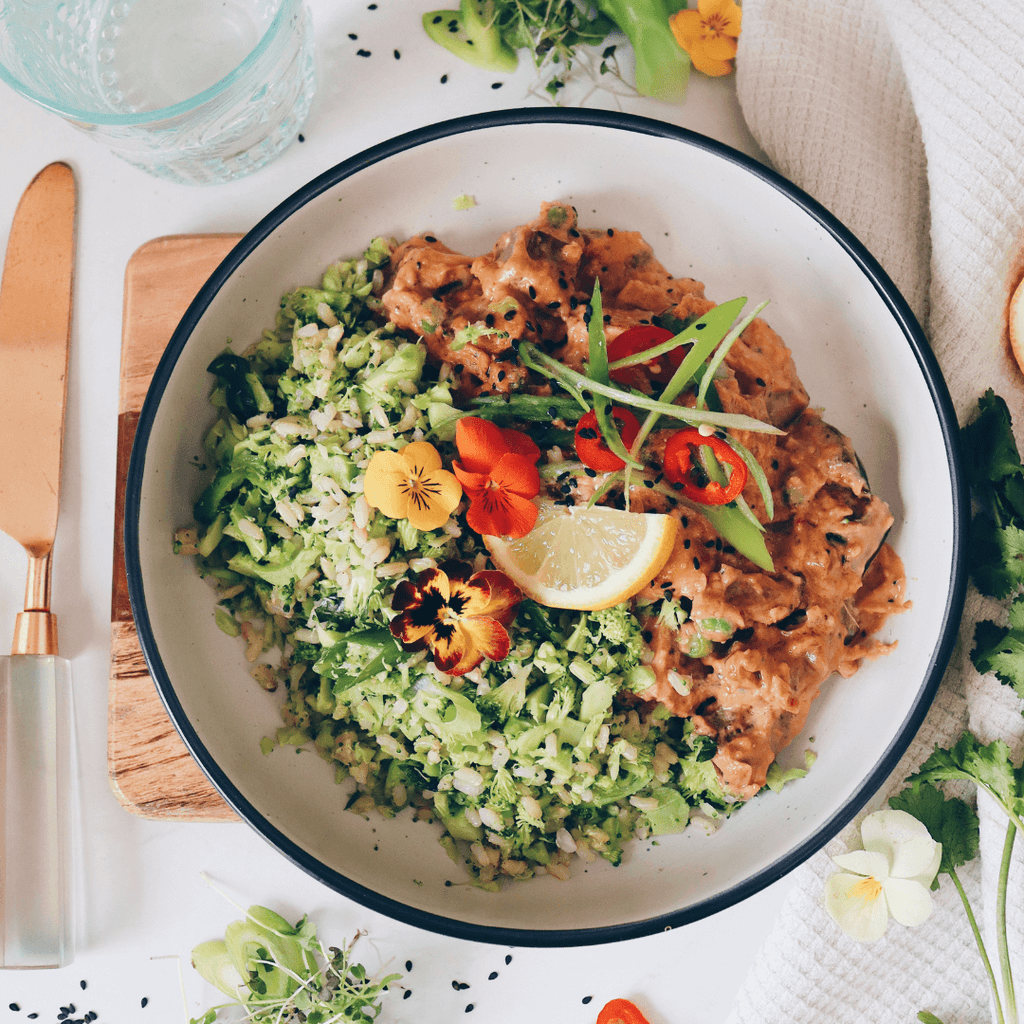 Viet Style Satay Veg with Nasi Goreng