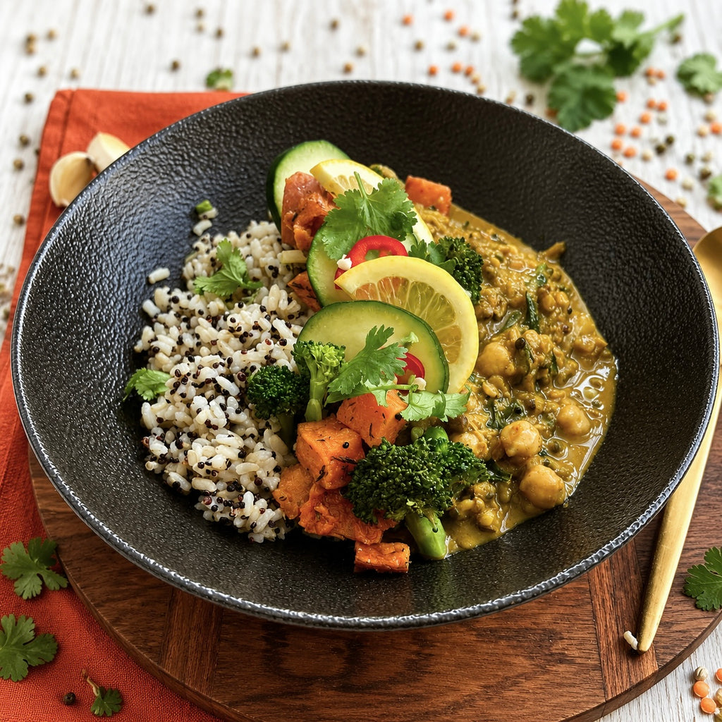 Fancy Dahl and Loaded Veg