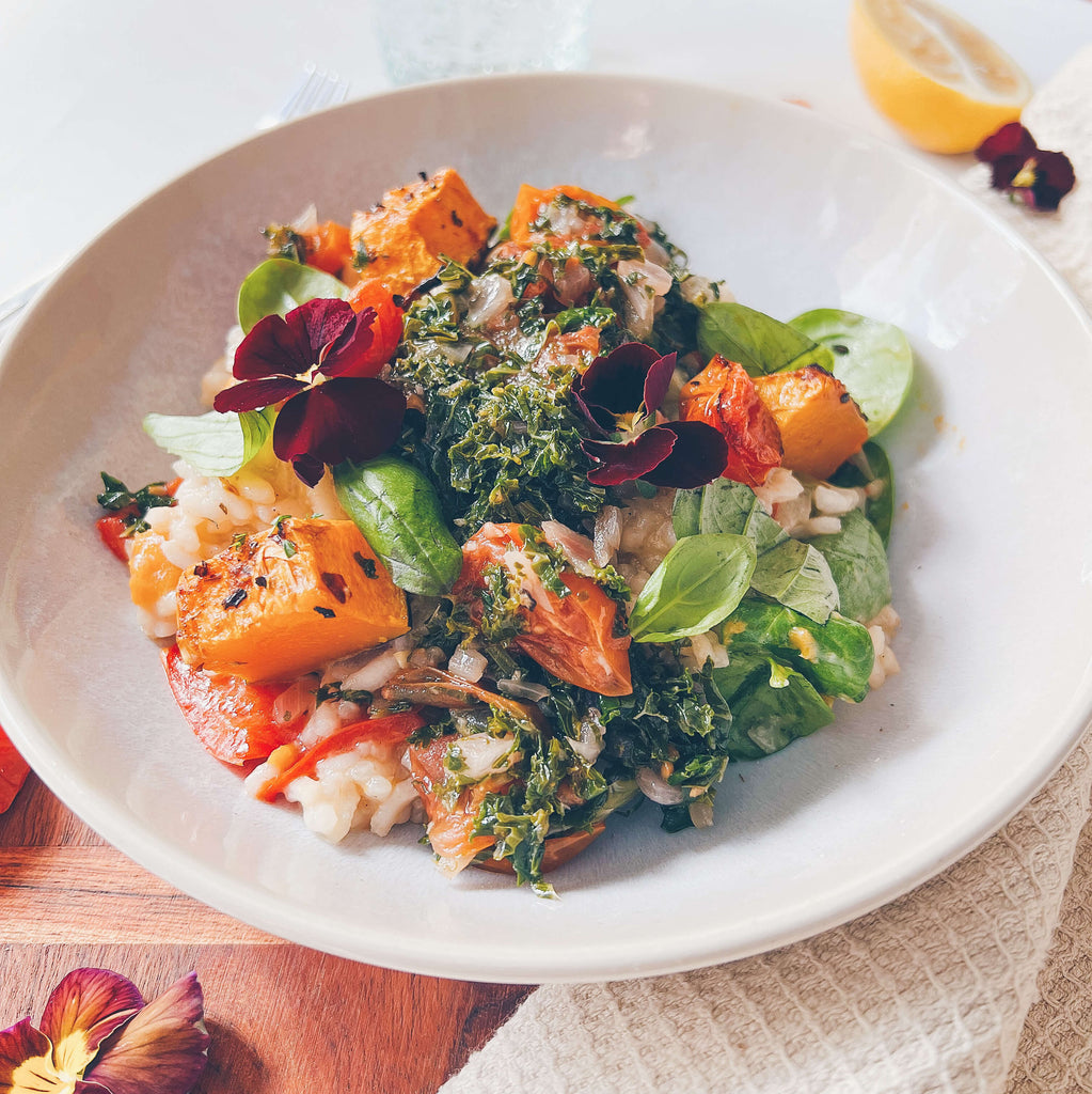 Creamy Chicken and Vegetable Risotto