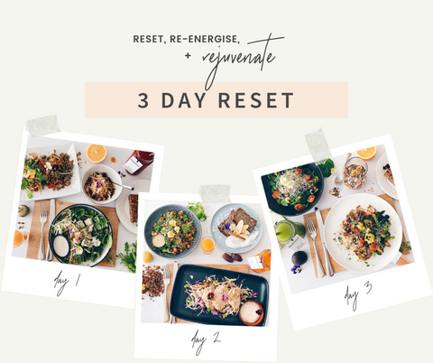 3 Day Reset & Rejuvenate Meal Plan