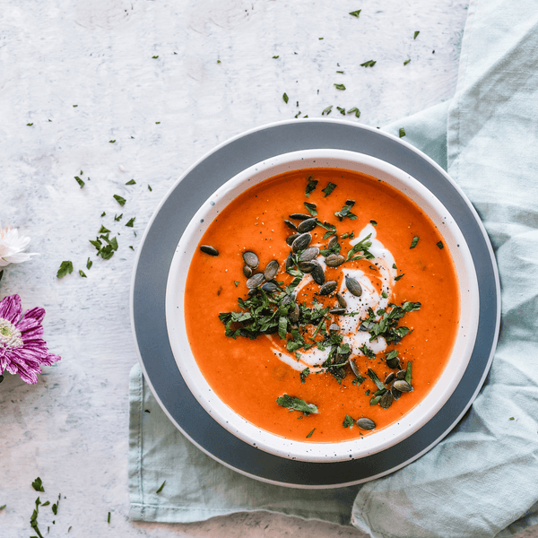 Pumpkin and Roast Capsicum Soup